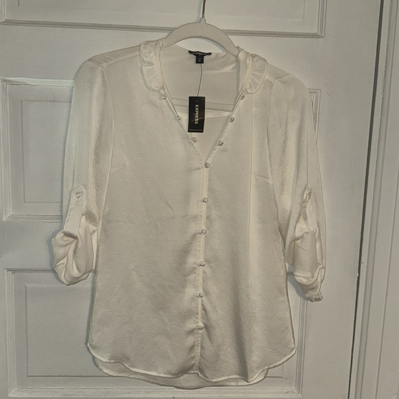 Top Blouse Express Pour Femme - Taille XS - Neuf Avec Légères Imperfections